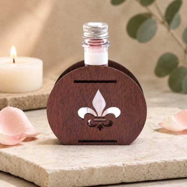 Portadifusor de madera
